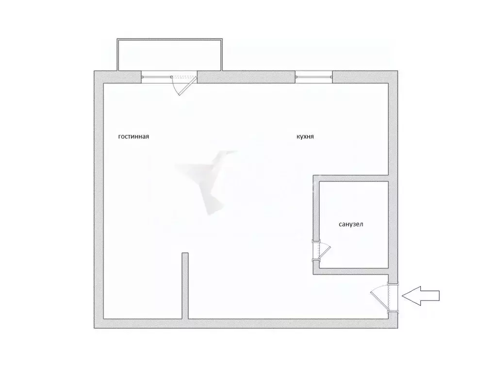 1-к кв. Приморский край, Находка ул. Мичурина, 14 (30.9 м) - Фото 2