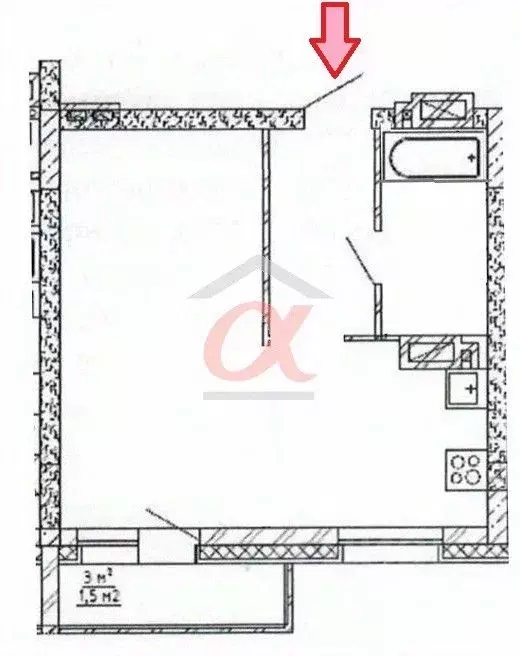 1-к кв. Кемеровская область, Кемерово ул. Тухачевского, 29Б (40.0 м) - Фото 1