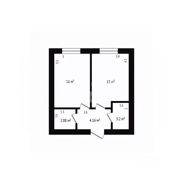 1-к кв. Дагестан, Дербент пер. Карла Маркса, 98к1 (42.0 м) - Фото 2