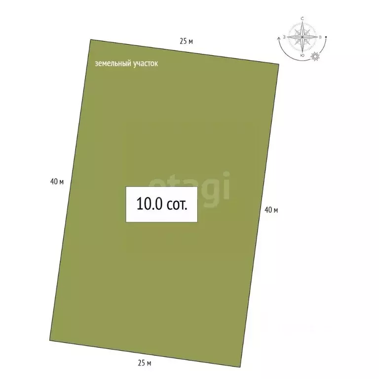 Участок в Алтай, Майминский район, с. Кызыл-Озек ул. Радужная (10.0 ... - Фото 2