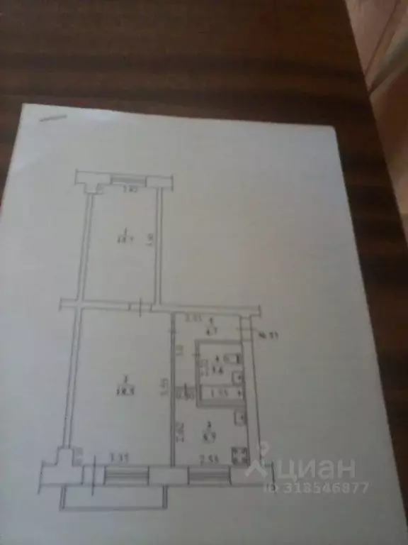 2-к кв. Саха (Якутия), Якутск ул. Дзержинского, 19 (48.0 м) - Фото 0