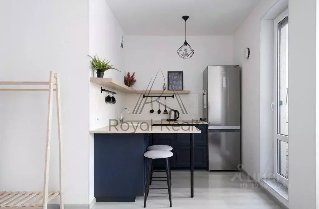 Студия Санкт-Петербург Уральская ул., 21 (23.0 м) - Фото 1