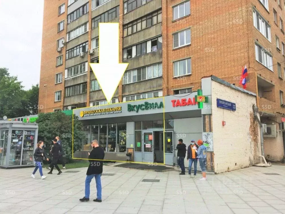 Помещение свободного назначения в Москва Пролетарский просп., 23 (58 ... - Фото 0