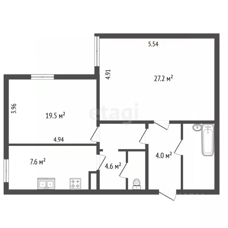 1-к кв. Санкт-Петербург Промышленная ул., 10 (37.33 м) - Фото 2