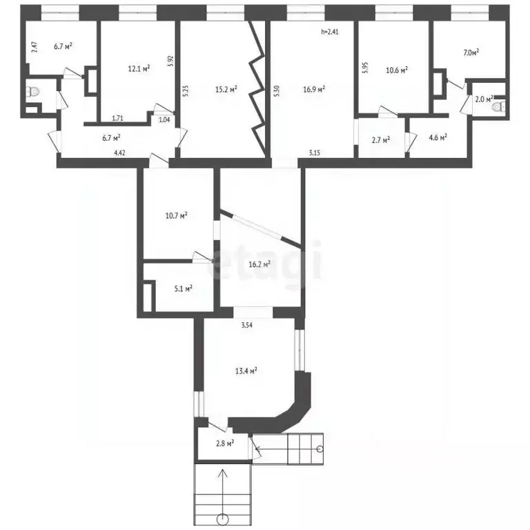 Офис в Ямало-Ненецкий АО, Новый Уренгой Ленинградский просп., 5А (134 ... - Фото 2