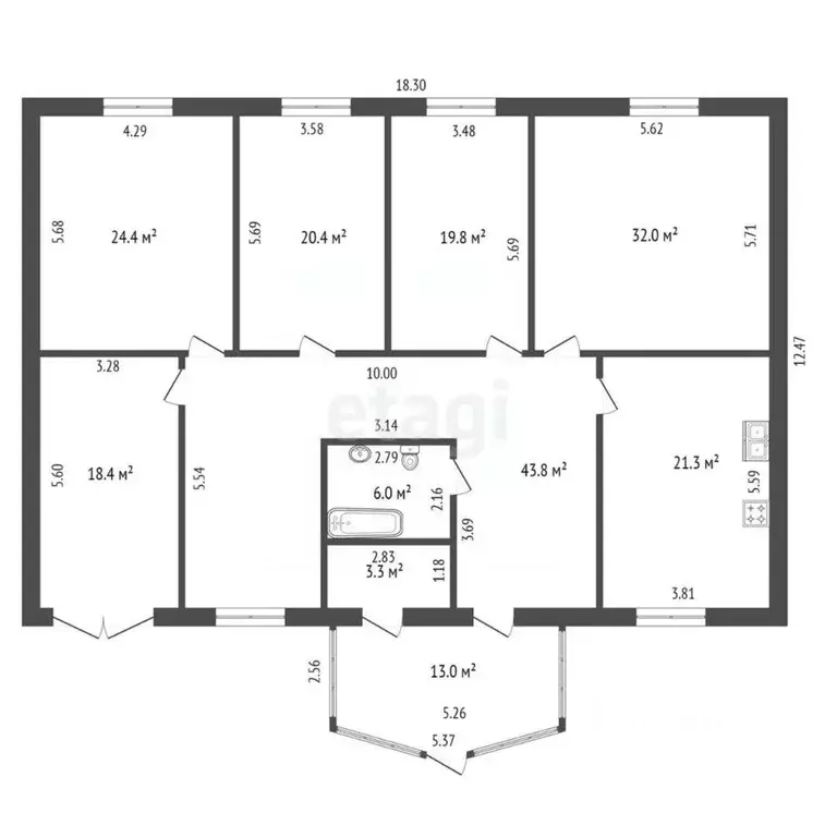 Дом в Забайкальский край, Чита 2-я Базовская ул., 28 (202 м) - Фото 2