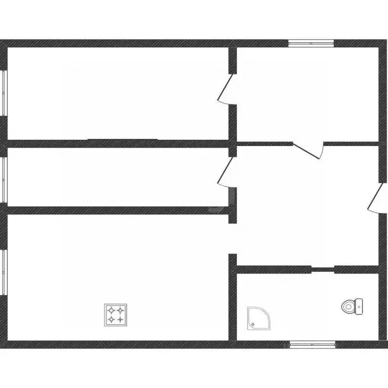 3-к кв. Смоленская область, Рудня ул. Мелиораторов, 31 (53.8 м) - Фото 2