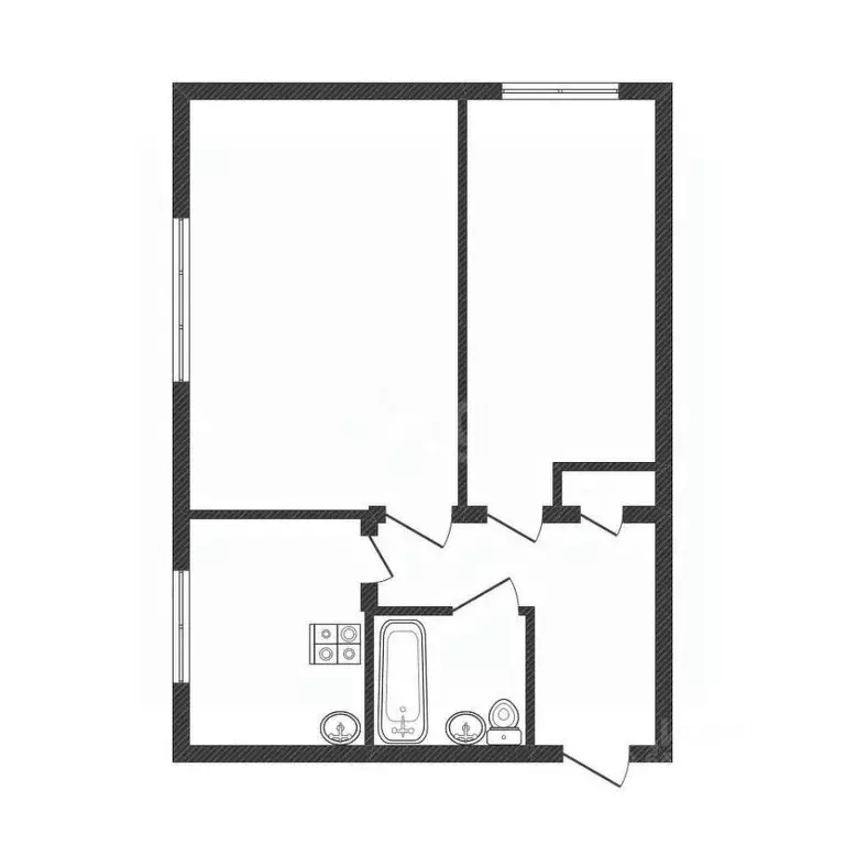 2-к кв. Алтайский край, Бийск ул. Пригородная, 45 (39.1 м) - Фото 2