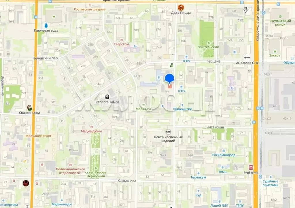 Участок в Томская область, Томск Енисейская ул. (16.0 сот.) - Фото 1