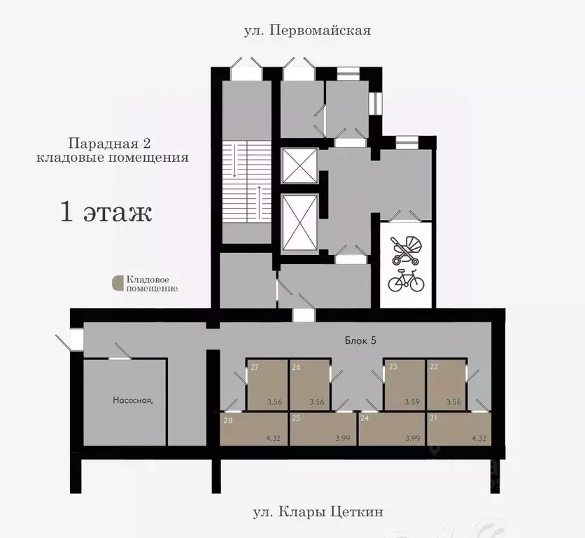 Склад в Коми, Сыктывкар ул. Карла Маркса, 185 (4 м) - Фото 1