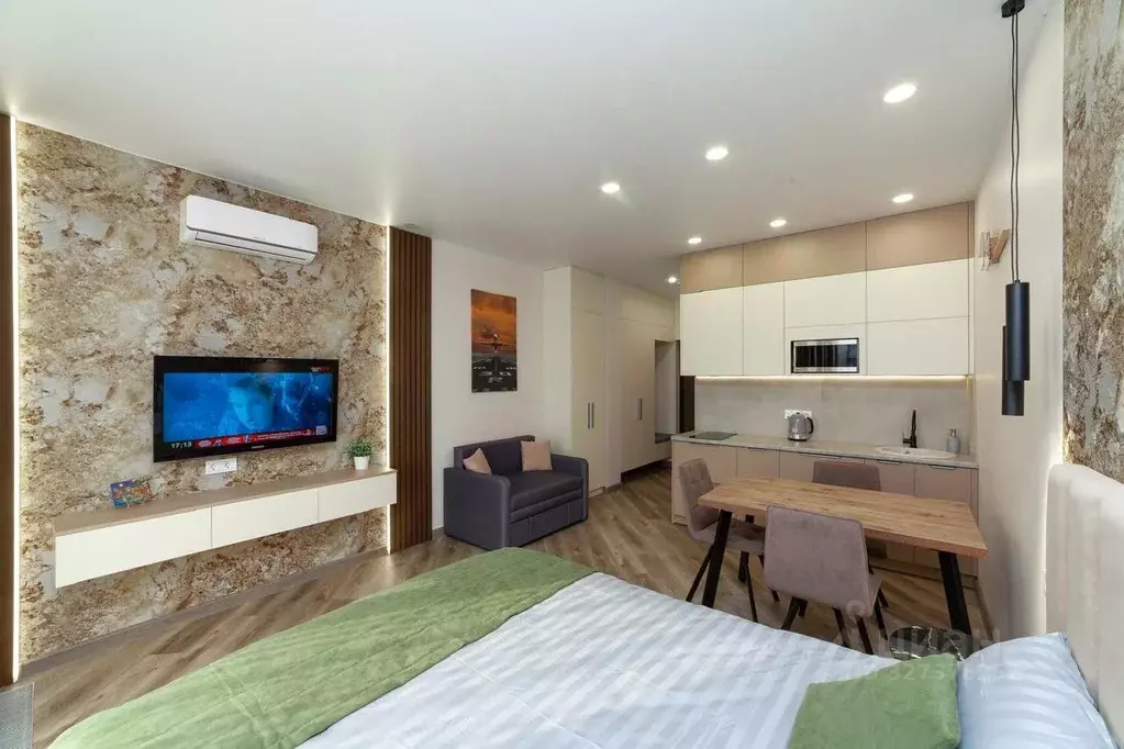 Студия Крым, Алушта ул. Западная, 4к2 (39.0 м) - Фото 1