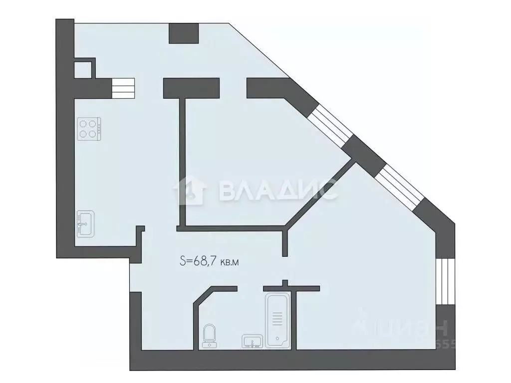 2-к кв. Рязанская область, Рязань Совхозная ул., 6 (75.0 м) - Фото 0