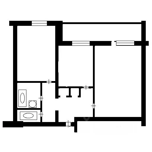 2-к кв. Новосибирская область, Новосибирск Степная ул., 54/1 (48.0 м) - Фото 1