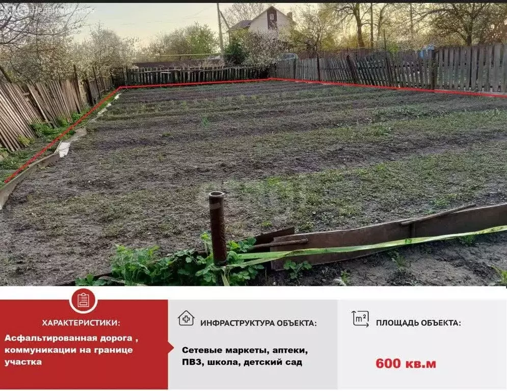 Участок в Губкин, Трудовая улица (6 м) - Фото 1