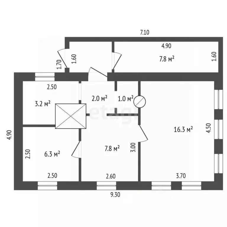 Дом в Ханты-Мансийский АО, Ханты-Мансийск Кедровый пер., 12 (37 м) - Фото 2