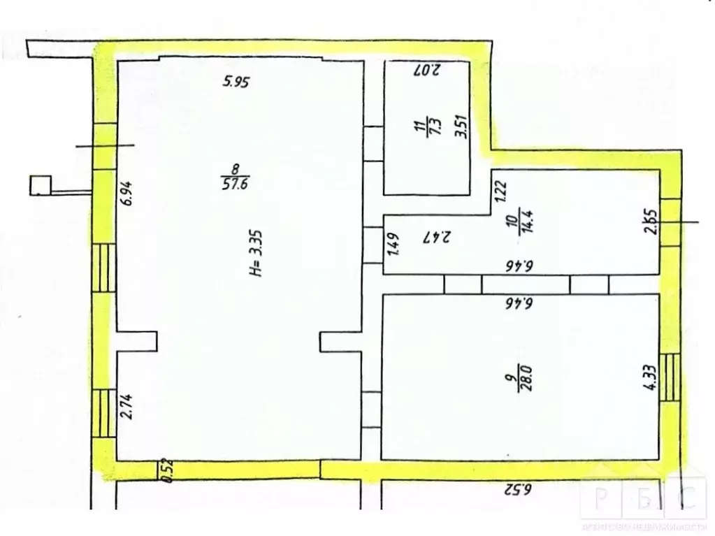 Офис в Саратовская область, Энгельс Петровская ул., 63 (110 м) - Фото 2