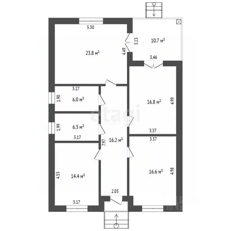 Дом в Ростовская область, Мясниковский район, Красный Крым хут. ул. ... - Фото 2