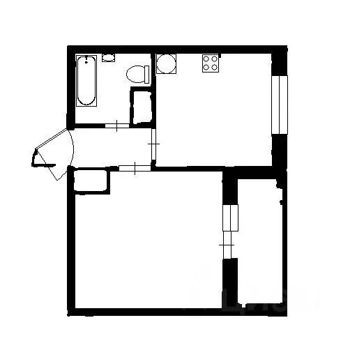 1-к кв. Санкт-Петербург ул. Плесецкая, 20к2 (36.0 м) - Фото 2