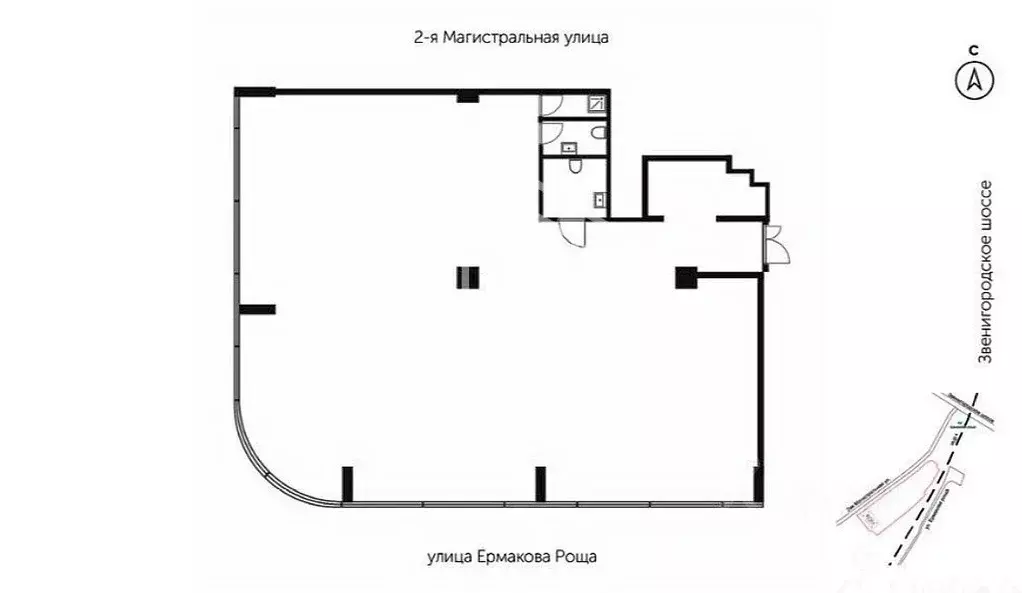 Офис в Москва 2-я Магистральная ул., 3С1 (285 м) - Фото 1