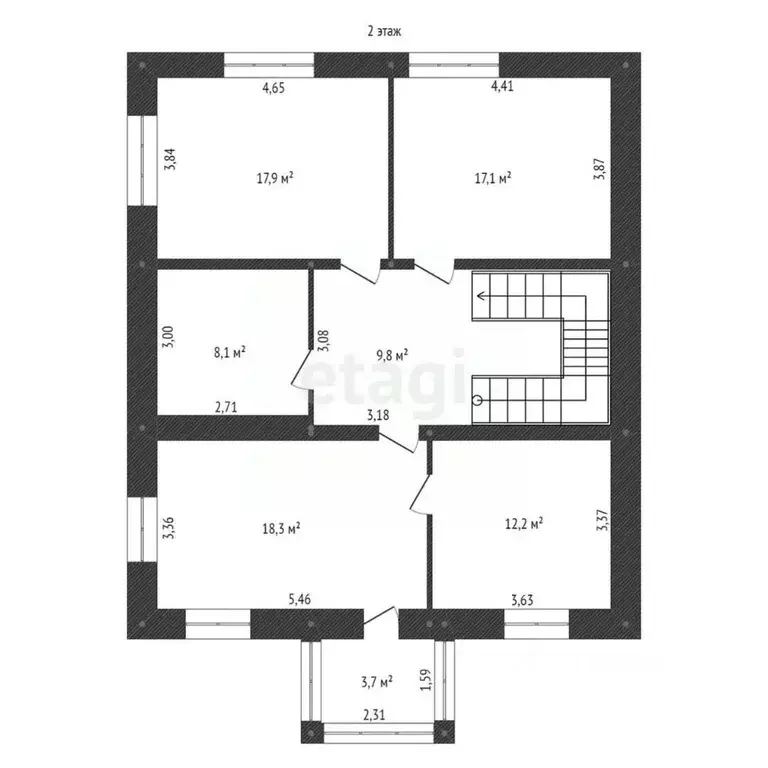 Дом в Башкортостан, Иглинский район, с. Акбердино, Девичья Гора кп ул. ... - Фото 2