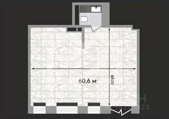 Торговая площадь в Москва Зорге 9 жилой комплекс, 9Ак6 (61 м) - Фото 2