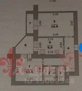 2-к кв. Белгородская область, Белгород ул. Губкина, 15д (60.0 м) - Фото 2