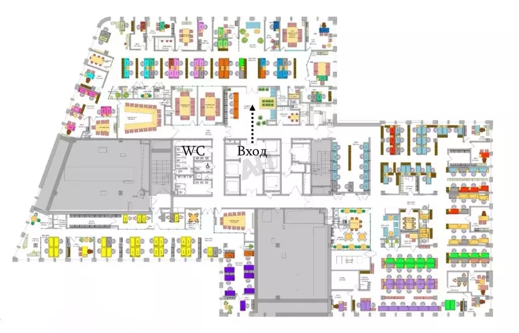 Помещение свободного назначения в Москва Валовая ул., 35 (1432 м) - Фото 2