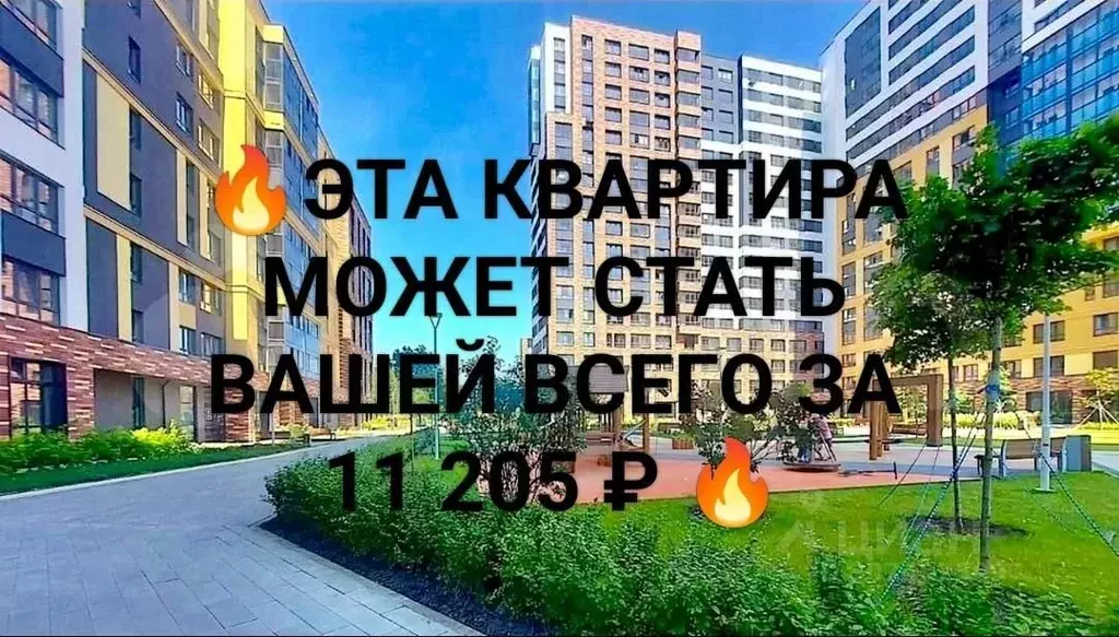 Студия Тверская область, Тверь ул. 2-я Красина, 64 (26.2 м) - Фото 1