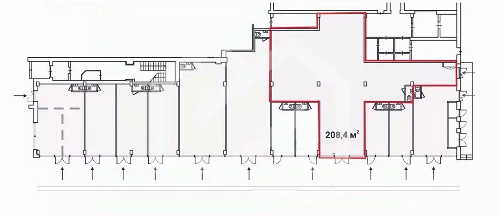 Помещение свободного назначения в Москва Коровинское ш., 1А (208 м) - Фото 2