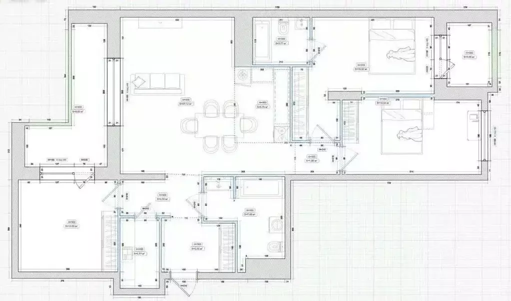 4-к кв. Москва 6-я Радиальная ул., 7/1к1 (103.5 м) - Фото 2