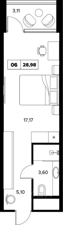 1-к кв. Краснодарский край, Сочи Культурное Уч-Дере мкр, ул. Семашко, ... - Фото 1