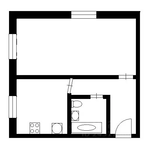 1-к кв. Новосибирская область, Новосибирск Приисковая ул., 32 (30.1 м) - Фото 2