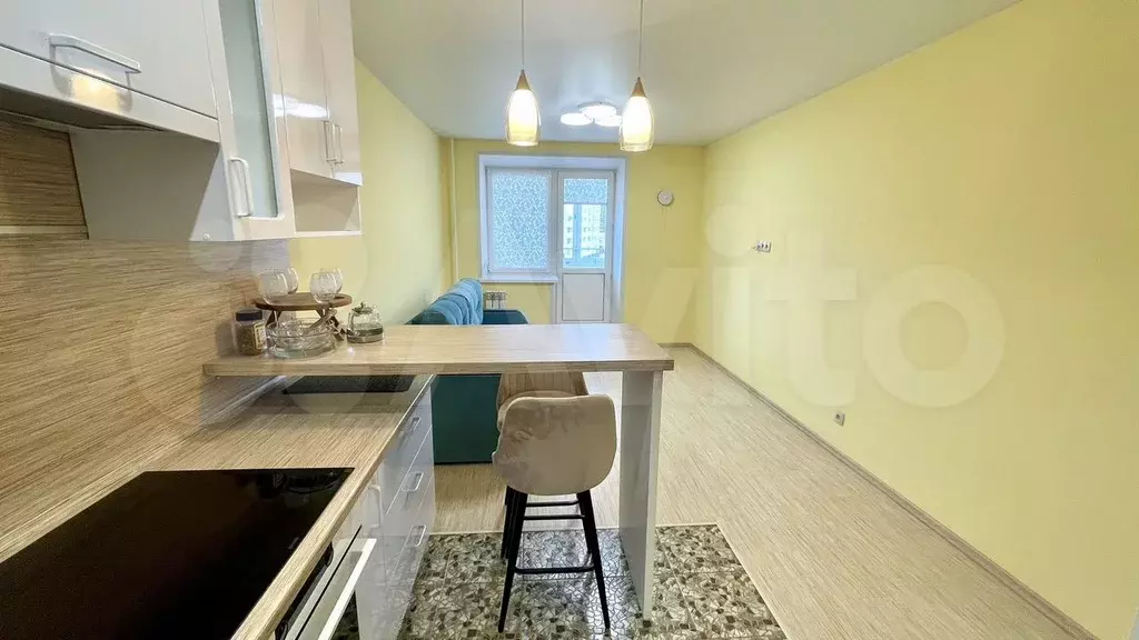1-к. квартира, 39,7 м, 8/9 эт. - Фото 0