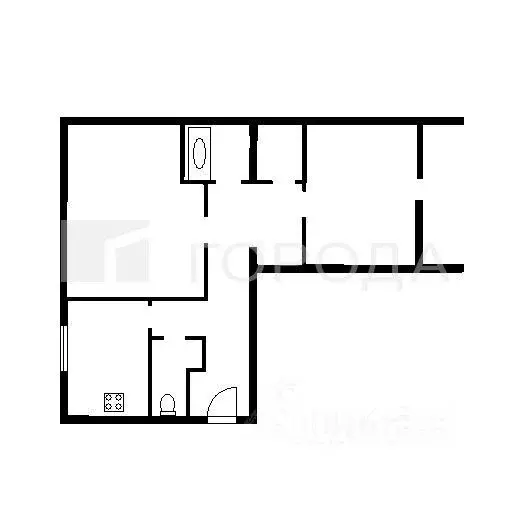 2-к кв. Новосибирская область, Новосибирск Ельцовская ул., 2 (77.7 м) - Фото 1