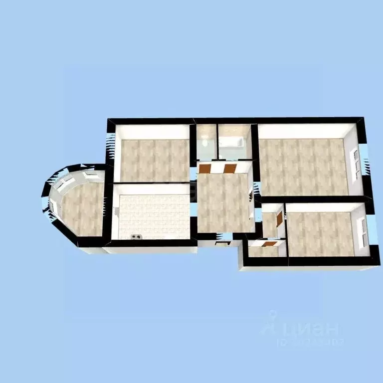 3-к кв. Башкортостан, Уфа ул. Ленина, 99 (107.4 м) - Фото 1