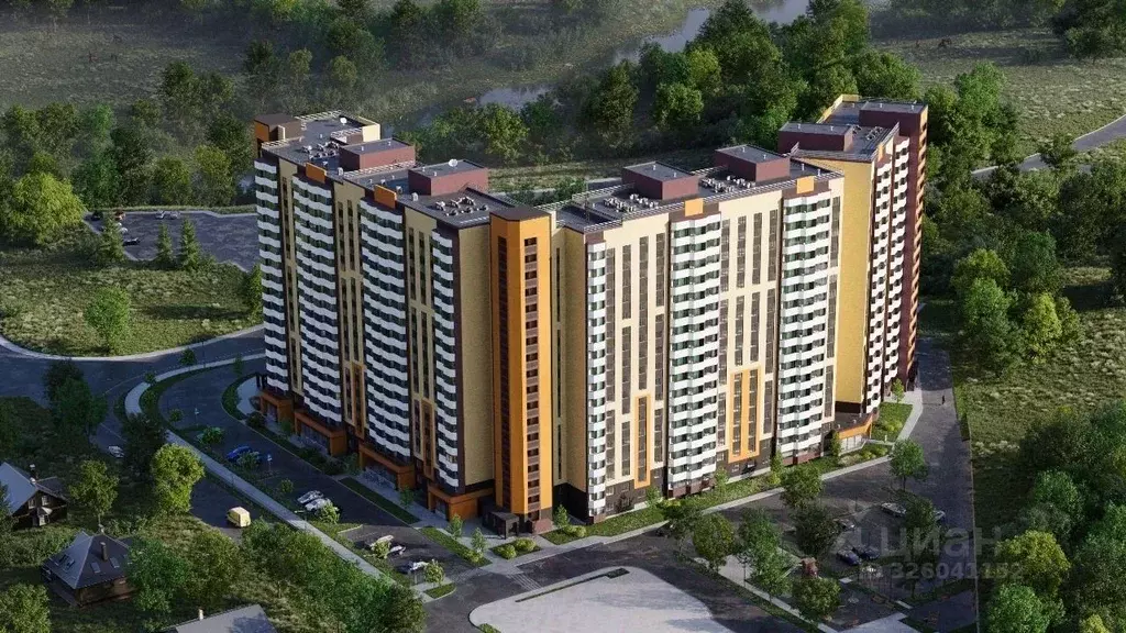 2-к кв. Московская область, Домодедово ул. Текстильщиков, 45 (61.76 м) - Фото 2