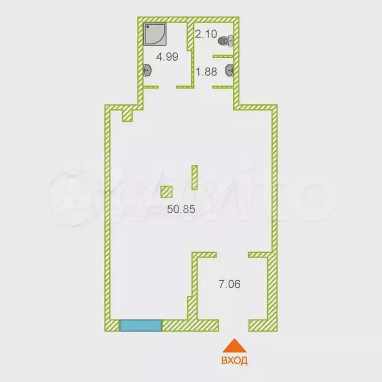 Продам помещение свободного назначения, 66 м - Фото 0