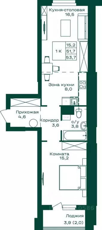 1-к кв. Алтай, Майминский район, с. Майма Алтайская ул., 2к5 (53.7 м) - Фото 1