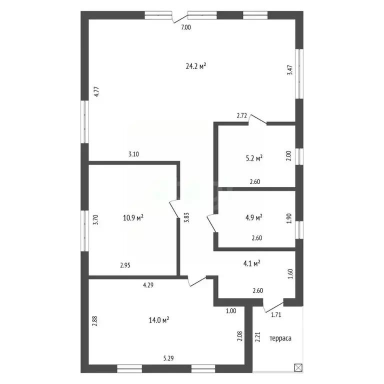 Дом в Севастополь ул. Дмитрия Котова, 12 (82 м) - Фото 2