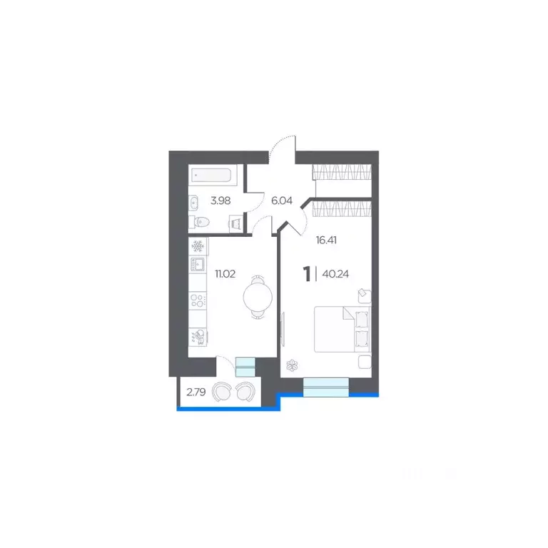 1-к кв. Рязанская область, Рязанский район, Дядьковское с/пос, с. ... - Фото 1
