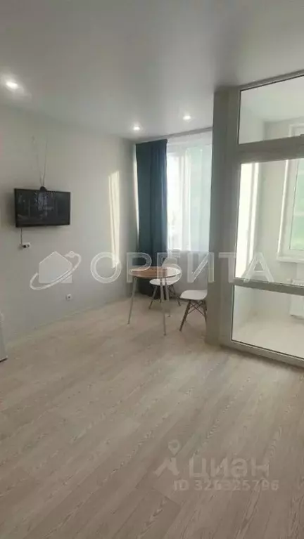 Студия Тюменская область, Тюмень ул. Эльвиры Федоровой, 1к1 (29.0 м) - Фото 2