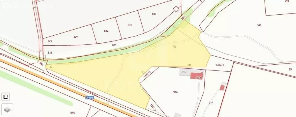 Участок в село Новая Усмань, Абрикосовая улица, 21Б (450 м) - Фото 1