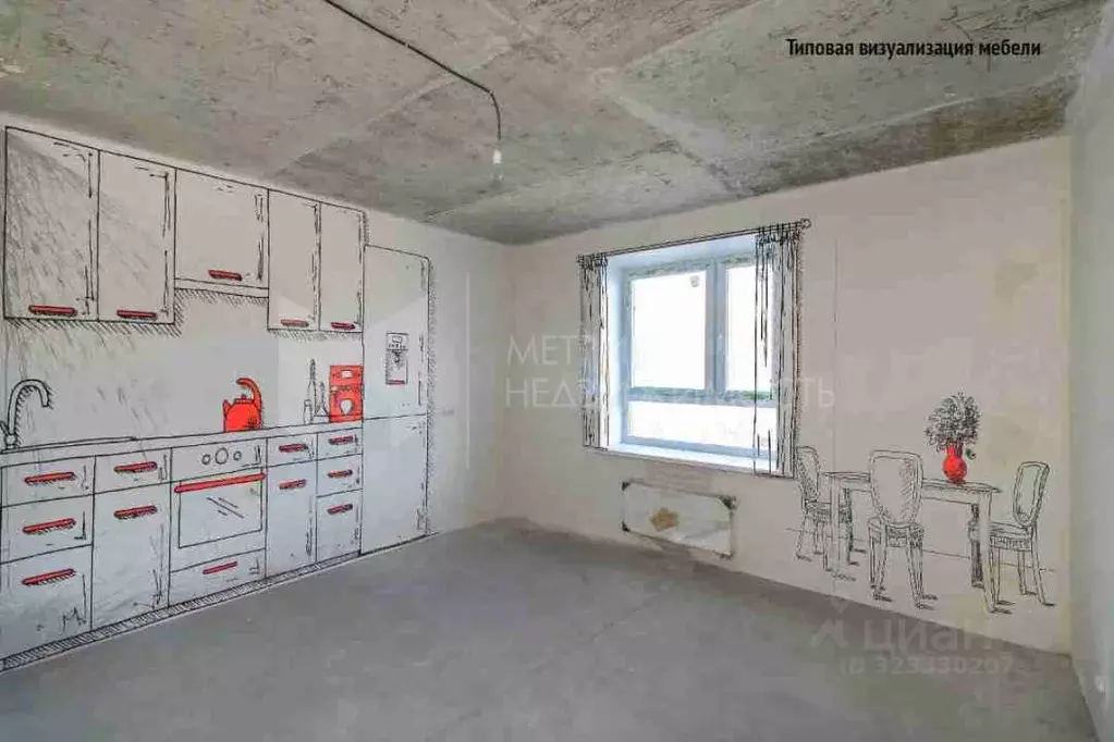 2-к кв. Тюменская область, Тюмень ул. Мельникайте, 2к19 (59.8 м) - Фото 1