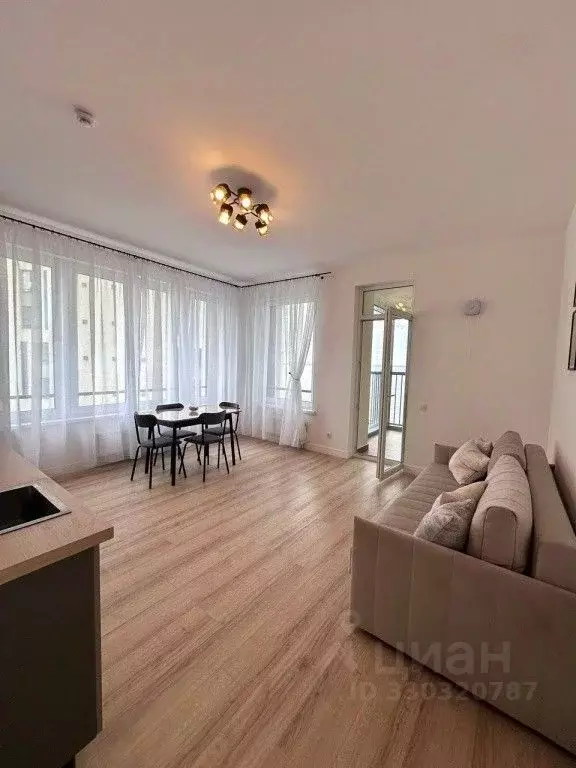 2-к кв. Санкт-Петербург наб. Миклухо-Маклая, 3к1 (56.0 м) - Фото 1