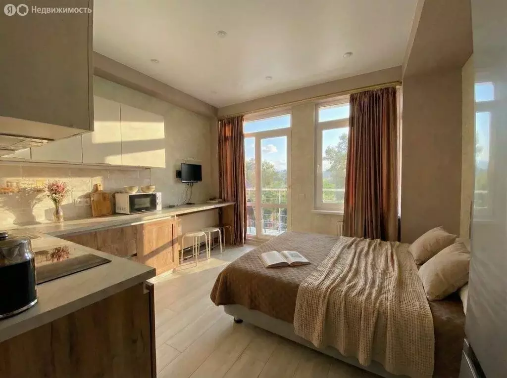 Квартира-студия: Сириус, Цветочная улица, 15/20 (20 м) - Фото 1