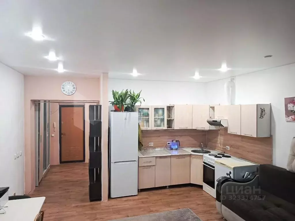 Студия Тюменская область, Тюмень Войновка мкр, ул. Энергостроителей, ... - Фото 1