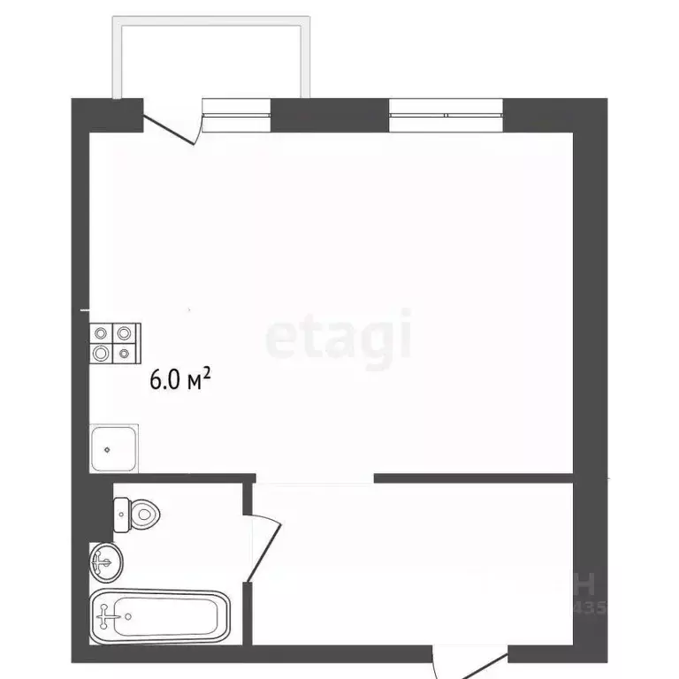 Студия Московская область, Видное Совхозная ул., 6 (30.3 м) - Фото 2