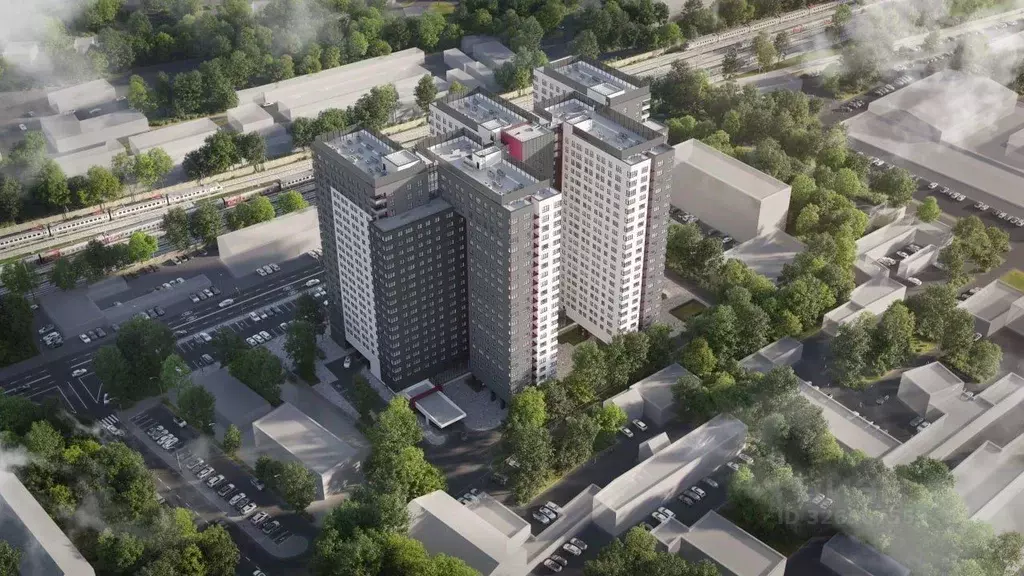 Студия Московская область, Люберцы Волковская 67 жилой комплекс (27.88 ... - Фото 1