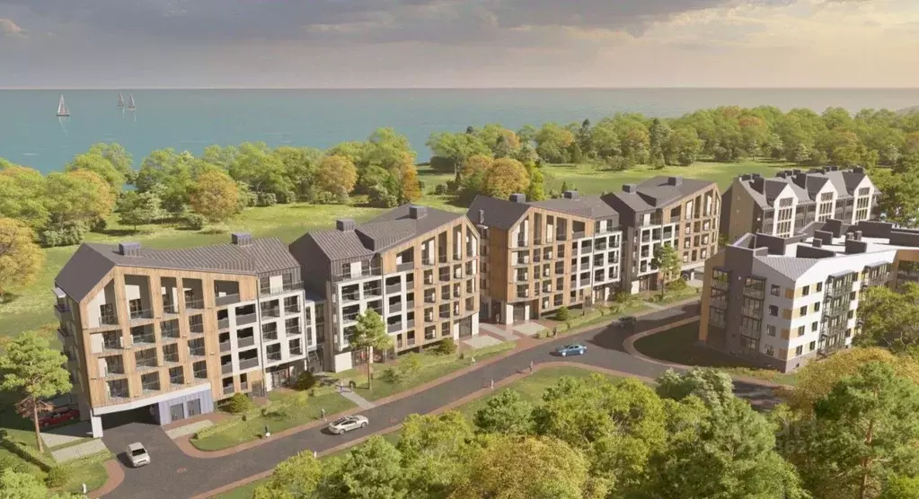 2-к кв. Калининградская область, Пионерский Береговая ул. (38.5 м) - Фото 2