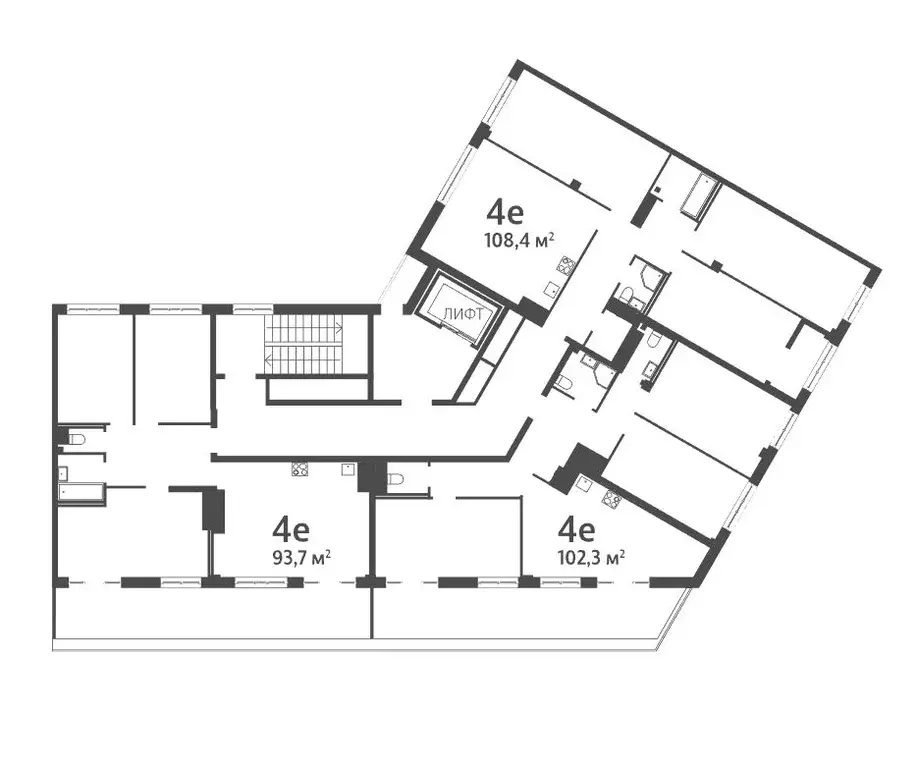 3-к кв. Санкт-Петербург Ремесленная ул., 15 (108.2 м) - Фото 1